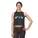 Dog > Cat DoobyUsGear Crop Top
