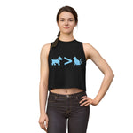 Dog > Cat DoobyUsGear Crop Top