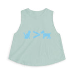 Cat > Dog DoobyUsGear Crop Top